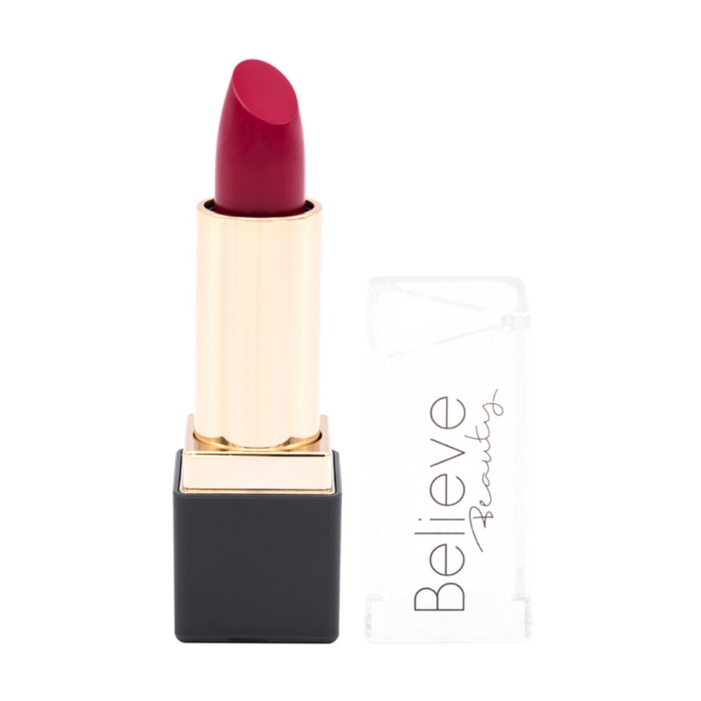 *3/15* NEW Believe Beauty Satin Crush Lipstick Peach Mimosa Bright Coral Red